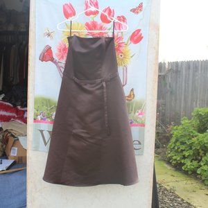 Jessica McClincock Brown Sleeveless Dress